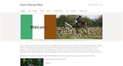 Desktop Screenshot of hunthorsehire.com